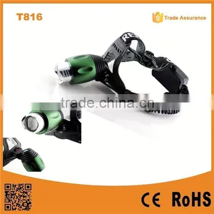 T816 High Power Led Headlamp Adjustable Zoom Focus Camping Led Headlight thumbnail-1
