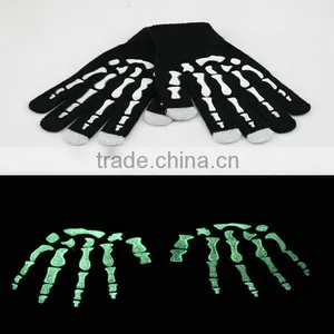 Acrylic Fibers Iphone/ipad Embroidery Touchscreen Gloves thumbnail-2