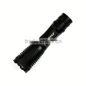 2015 Hot Sale S3 Aluminium Zoomable Flashlight Reinforced With 3AAA/1*18650 thumbnail-5