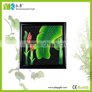 Canna Flower Wood Picture Frame Wall Hanging Decor,home Decoration Wooden thumbnail-2