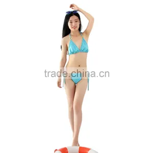 2016 Swimsuit Sexy Bra Split High Waist Belt Bikini Without Steel Support thumbnail-1