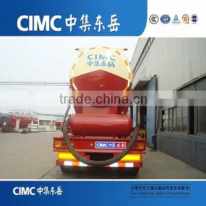 CIMC New Bulk Cement Silo Tanker Truck Trailer Tractor By Sinotruck Low Price thumbnail-1