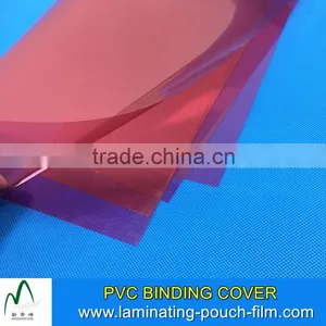 0.125mm 0.14mm 0.18mm Colorful Spiral PVC Plastic Binding Comb Rings PVC Sheet For Booking Advertising thumbnail-1