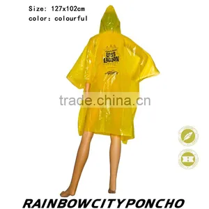 Kids PE Raincoat Rain Cape Child Poncho thumbnail-5