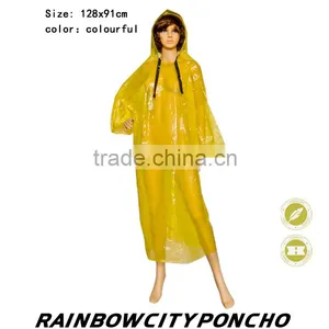 Emergency Rain Coat With Logo Print on it Promotional One Time Raincoat thumbnail-3