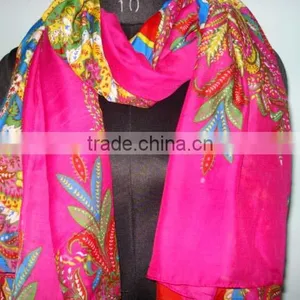 COTTON PRINTED SCARF 2014 thumbnail-1
