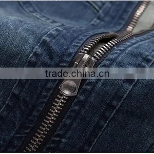 2016 Hot Sale Jeans Wholesale Windbreaker Denim Jacket thumbnail-4