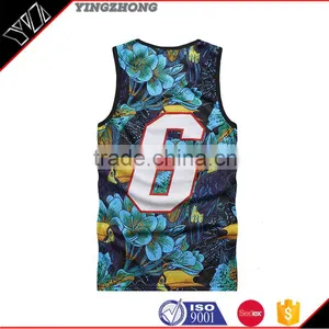 2016 New Arrival Sublimation Printing Super Stretch Cotton Men's Plus Size 4xl Tight Vest White Vest for Men thumbnail-1