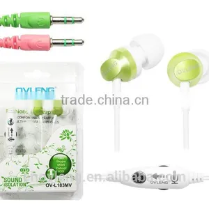 OVLENG Green Earphones With Gift Case thumbnail-1