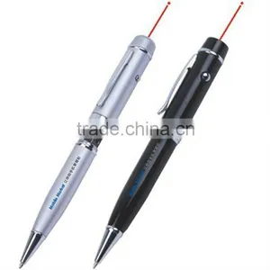 Black&Silver Metal Laser USB Pen Popular thumbnail-1