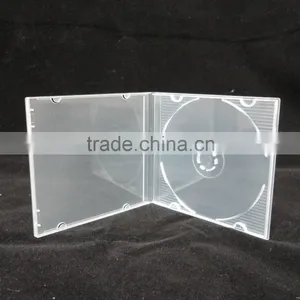 4mm Super Slim Plastic Clear Single PP CD DVD Case thumbnail-1