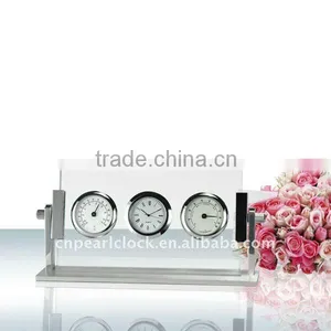 Pearl Metal Clock PC176 With Weather Station thumbnail-1