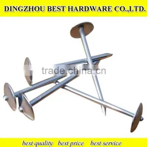 Galvanized Umbrella Head Twisted Roofing Nail thumbnail-5