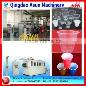 Glass Plastic Machines /Disposable Plastic Glass Equipments Producing thumbnail-1