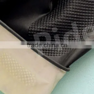 Black Industrial Latex Gloves/rubber Industrial Gloves thumbnail-3