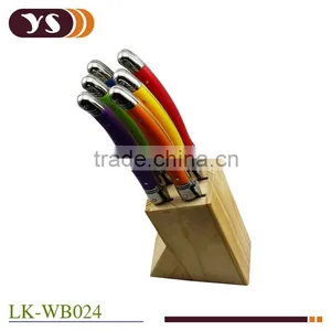 Laguiole Steak Knives Set With Wooden Holder thumbnail-1