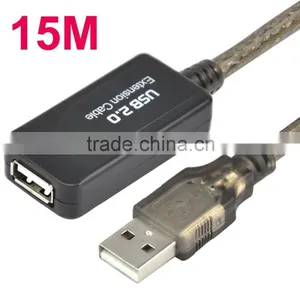 2016 Universal High Speed 15m USB Active Repeater Extension Cable thumbnail-1