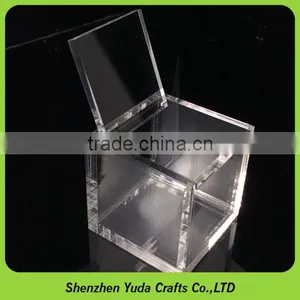10x10x10cm Acrylic Favor Box Display Dustproof Toy Cube thumbnail-4