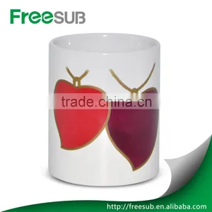 Personalised 11oz Heart Shape Color Changing Ceramic Digital Printing Mug thumbnail-5