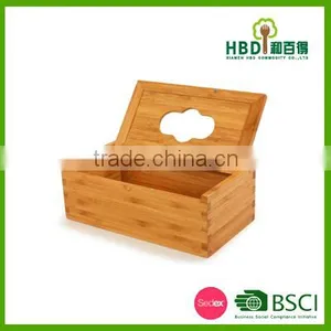 Promotional Bamboo Napkin Box,wood Tissue Box,bamboo Paper Holder thumbnail-5