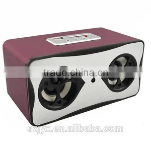JY24 Mini Wireless Portable Remote Control Music Speaker With Built-in 500mAh Rechargeable Battery thumbnail-1
