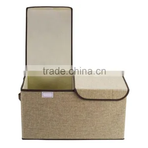 BSCI Audit Factory Cardboard Order Box Fabric Storage Box Foldable thumbnail-1