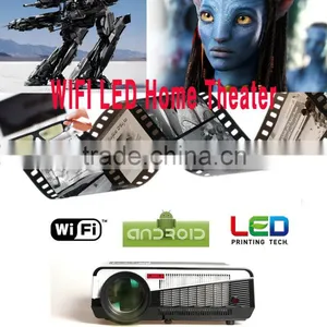 Low Cost Full hd Led Projector With WiFi Android for Home Entertainment thumbnail-1