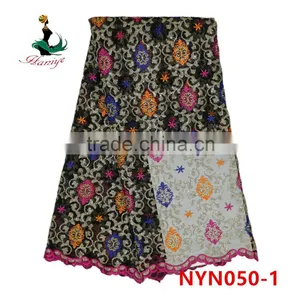 2016 Haniye African Comfortable Net Lace Tulle Lace Fabric for Wedding Dresses/NYN50 thumbnail-2
