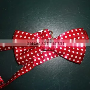 Large Bow Ties With Boys Toddler Children Kids Baby Boy Gray Yellow Print Cotton Clip On Bow Tie thumbnail-1