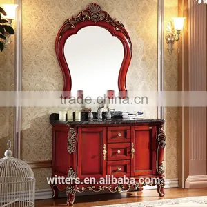 WTS-8511 40'' Discount Customize Chinese Style Counter Wash Basin Wooden Cabinet thumbnail-4
