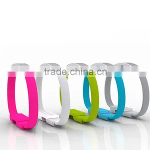 Crystal Bracelet USB Cable Sync Data Charger Cables For Android thumbnail-2