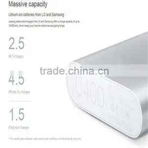 2015 Popular External Battery Rohs Power Bank for Xiaomi 10400 Portable Rohs Powerbank Charger thumbnail-4