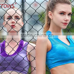 Professional Sports Bra Women Mesh Fake Two-piece Underwear Hot Sexy Push-up Bra Yoga Fitness Vest Workout Running Tank Top Bra thumbnail-2