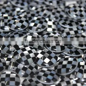 Hot Sale!Checkerboard Mosaics Cabochons for Cufflinks,buttons thumbnail-2