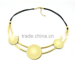 Wholesale Chunky Statement Necklace in China Fashion Gold Boho Necklace thumbnail-1