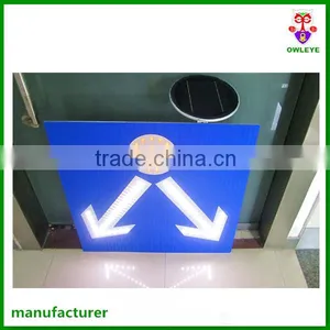 Solar Power Led Flashing Traffic Road Safety Sign/aluminum Traffic Signs and Symbols thumbnail-3