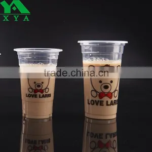 Cold Clear Plastic Cups With Logo thumbnail-1