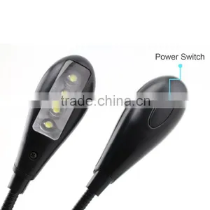Rechargeable Book Reading Light With 4 LED Bulb and Clip Suitable for Travel,Reading, Camping,bbq Light thumbnail-6