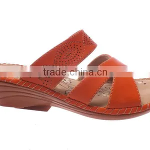 Women Unique Sandals Low Heel Mark-thread Comfortable Sole Slipper thumbnail-1