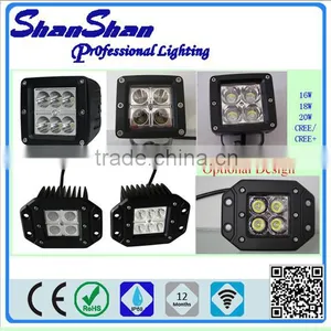 3" 16w 18w 20w 9-32V Cree LED Work Light LED Pod Light CE ROHS Certificate SS-1004 thumbnail-1
