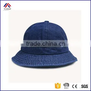 Fashion Sun Shade Fisherman Cap Hat Spring New Brand Denim Summer Bucket Hat Unisex Autumn Winter Washed Denim Bucket Hats thumbnail-1