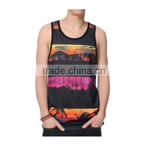 Custom Wholesale Printing Mens Tank Top thumbnail-2
