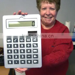 Gag Gift School Office Promotional Gifts Giant Big Huge Jumbo Solar Calculator thumbnail-1