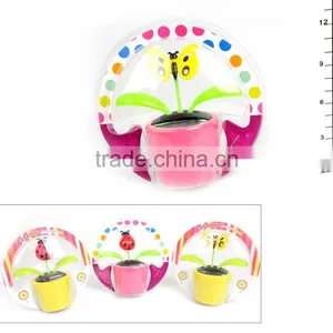SOLAR POWER DANCING FLOWER WITH BUTTERFLY DEGISN thumbnail-1