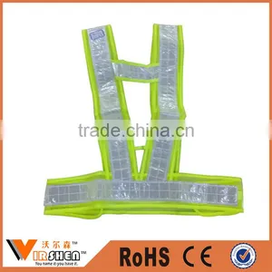 Cheap Adjustable Polyester Mesh Blue hi Vis Reflective Safety Vest thumbnail-5