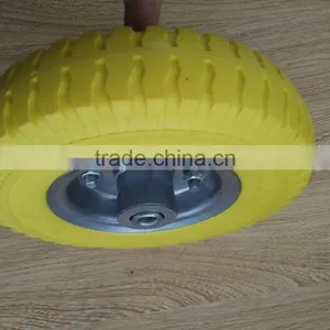 High Quality Durable 2.50-4 Rubber PU Wheel thumbnail-3
