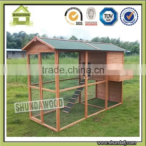 SDC008 Wooden Hen Netting Plastic Design Industrial Chicken Coop thumbnail-1