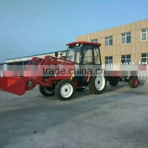 Tractor Loader With Dumping Trailer thumbnail-1