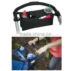 2015 Hot New Cup Bag Baby Stroller Organizer Baby Carriage Pram Buggy Cart Bottle Bags Stroller Accessories Baby Car Bag Newest thumbnail-1