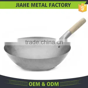 Kitchen Utensils 12 13 14 15 16 Inch Carbon Steel Mini Wok thumbnail-1